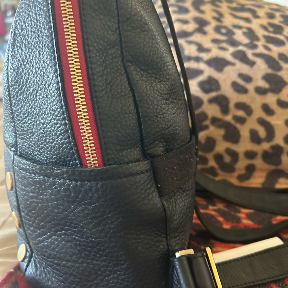 Hammitt Black Crossbody Bag with Gold Accents Backpack:) - Picture 6 of 12